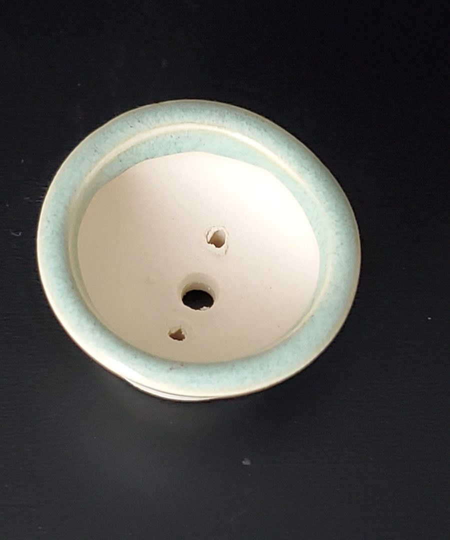 Handcrafted Flared-base Ceramic Bonsai Pot