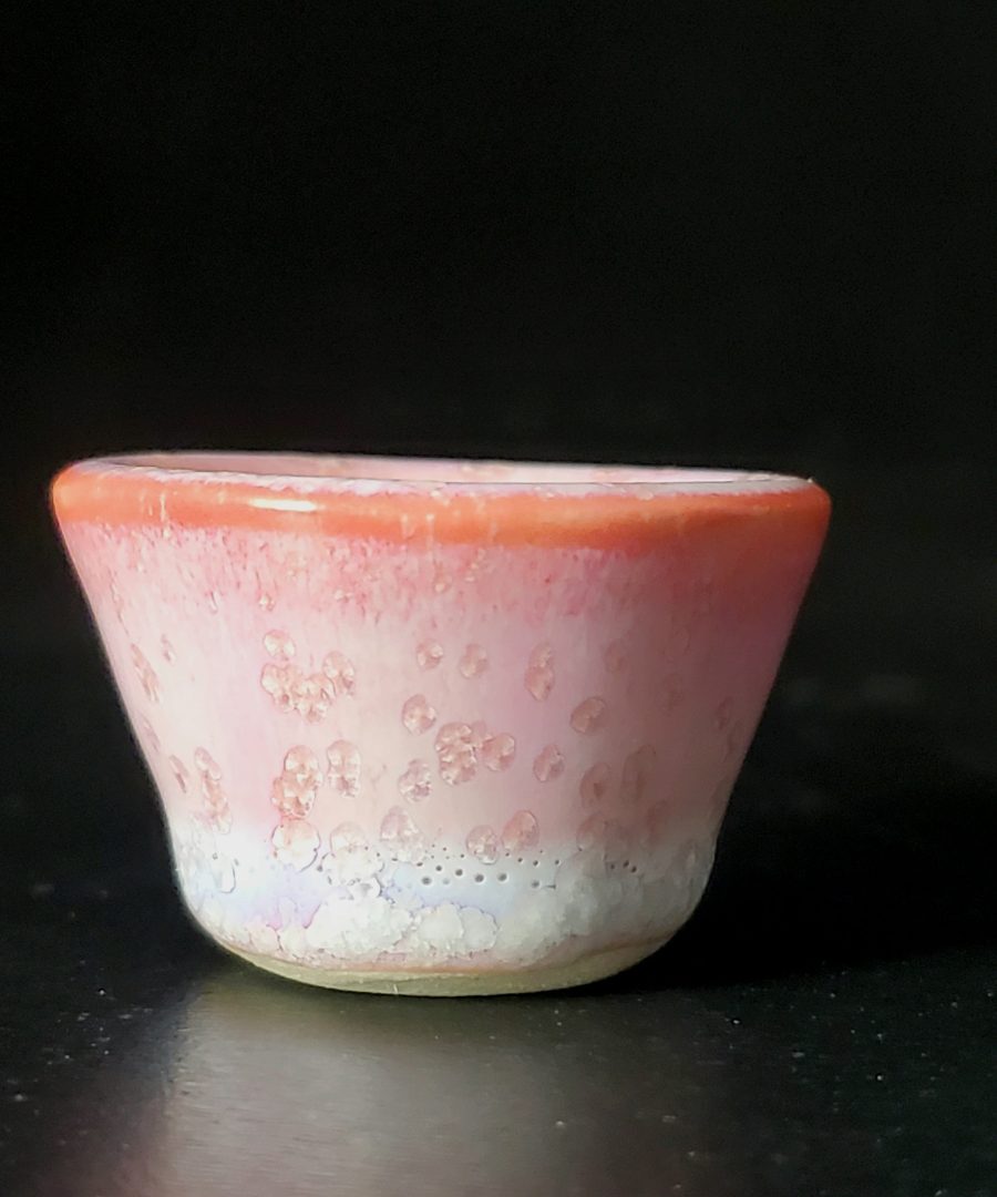 Crystalline-glaze Miniature Ceramic Bonsai Pot