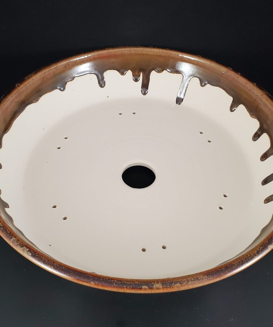 Dripped-glaze Gradient Ceramic Bonsai Pot