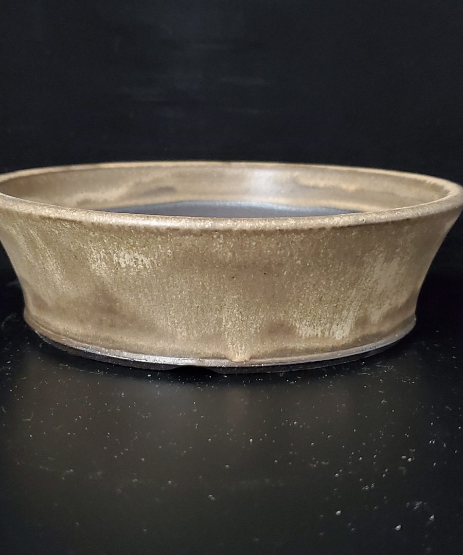 Rustic-flared Ceramic Bonsai Pot