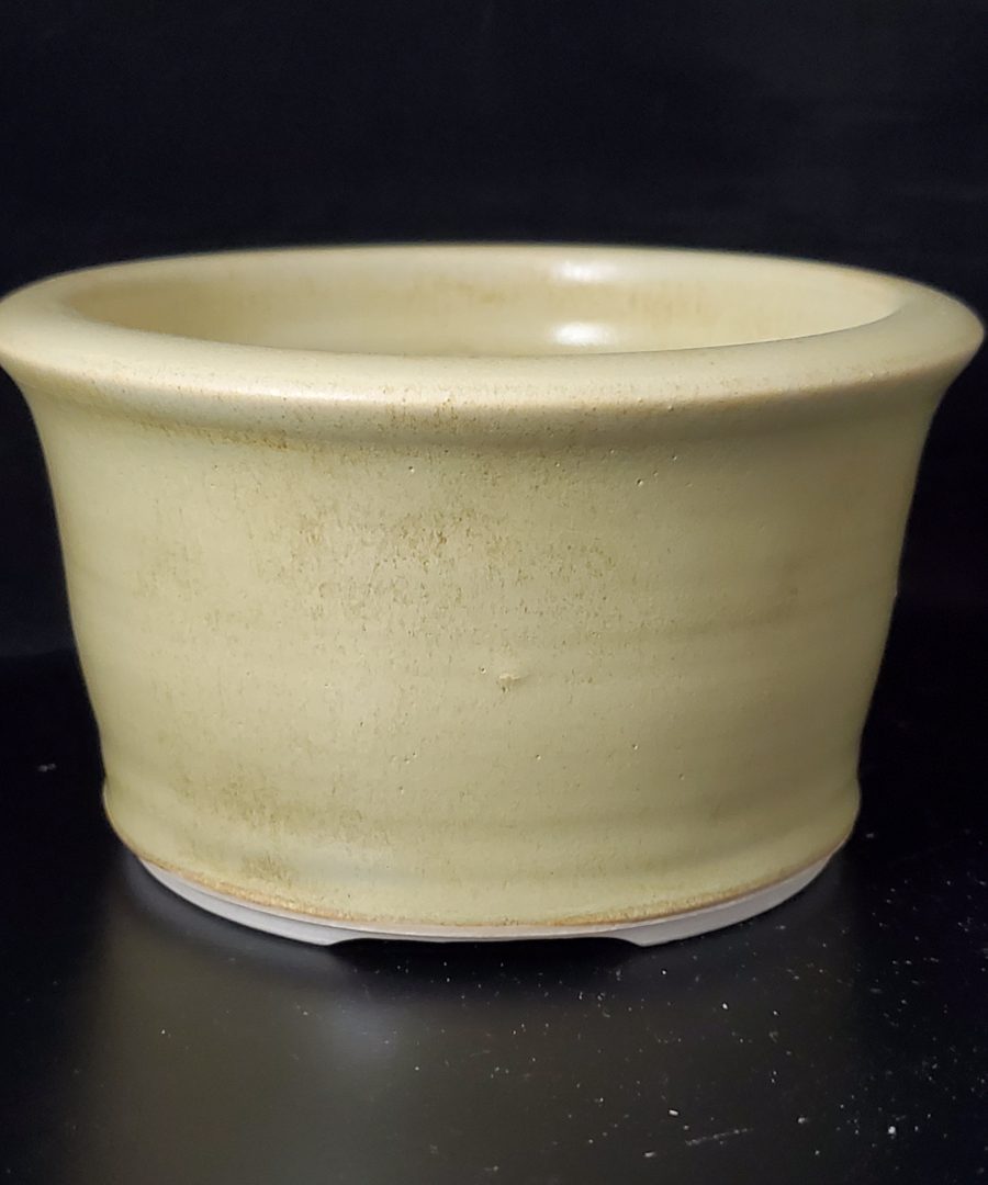 Flared-rim Ceramic Bonsai Pot