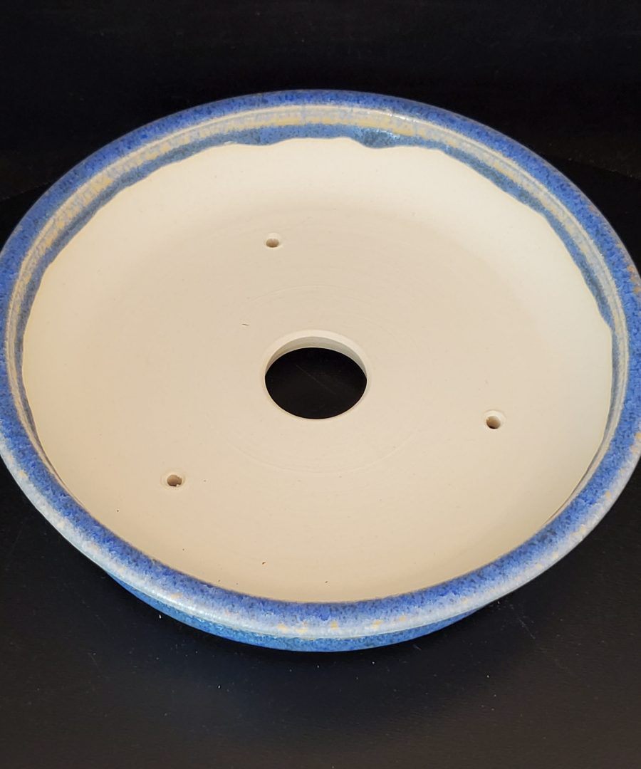 Speckled-crackled Ceramic Plant Saucer