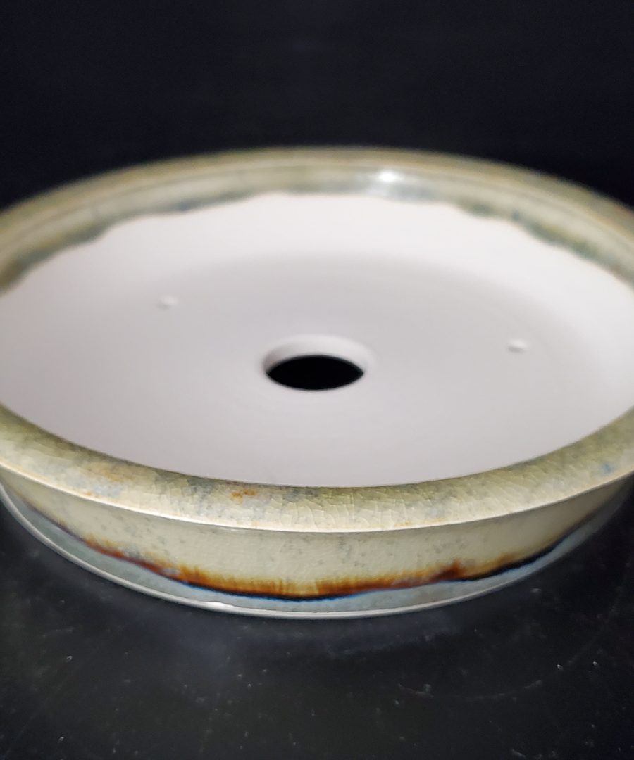 Crackled-organic Glaze Ceramic Bonsai Pot