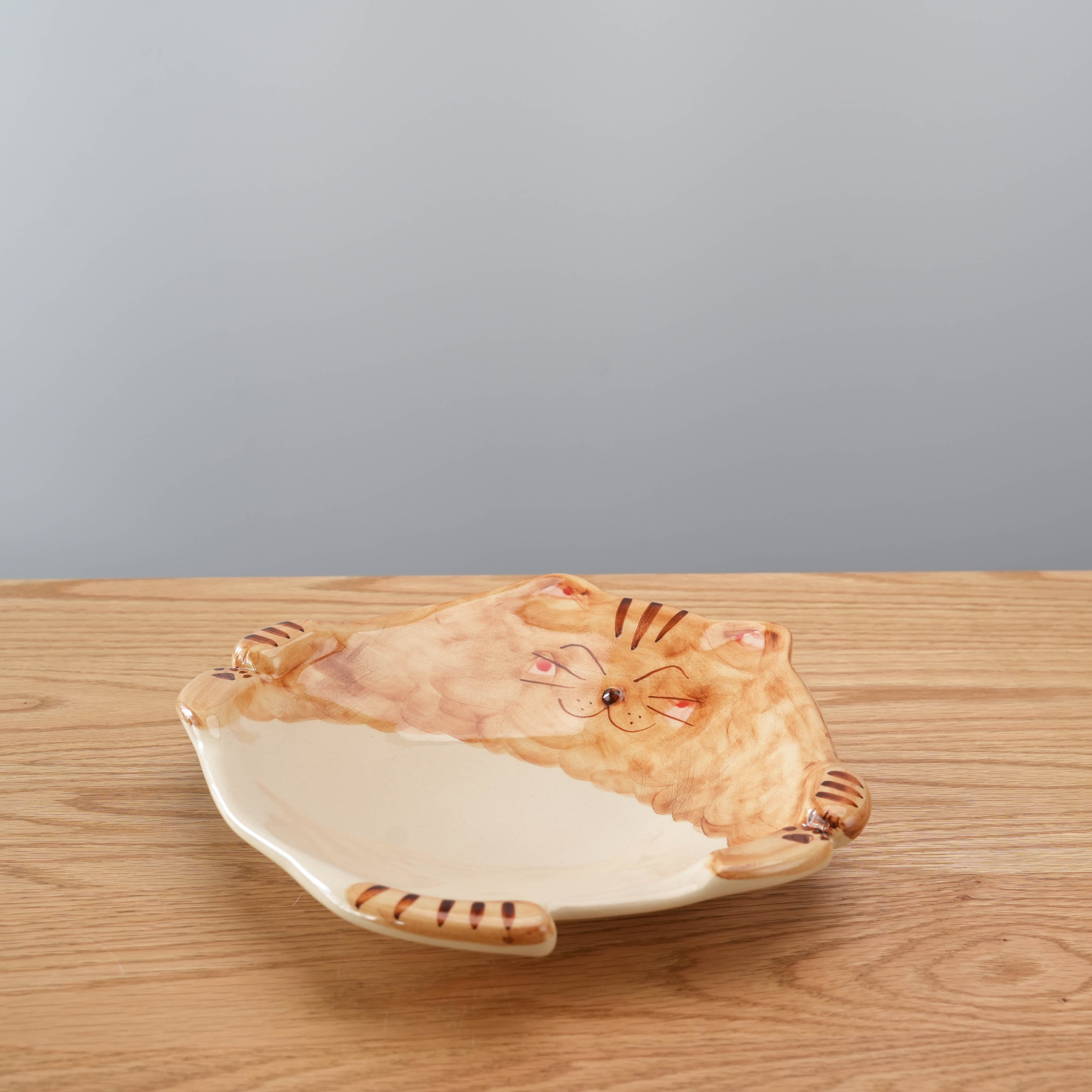 Ceramic Cat Plate