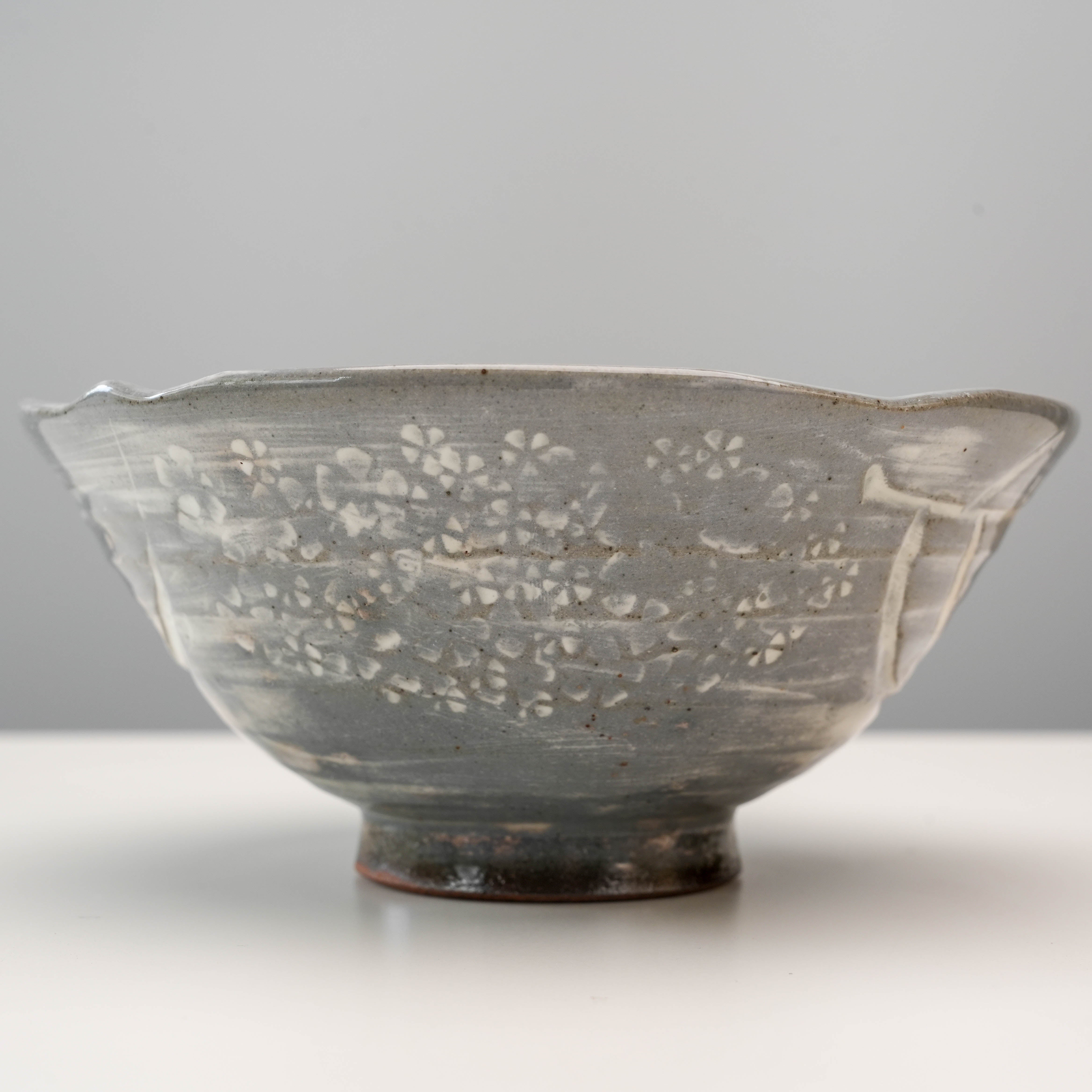 Scalloped Matcha Serving Bowl