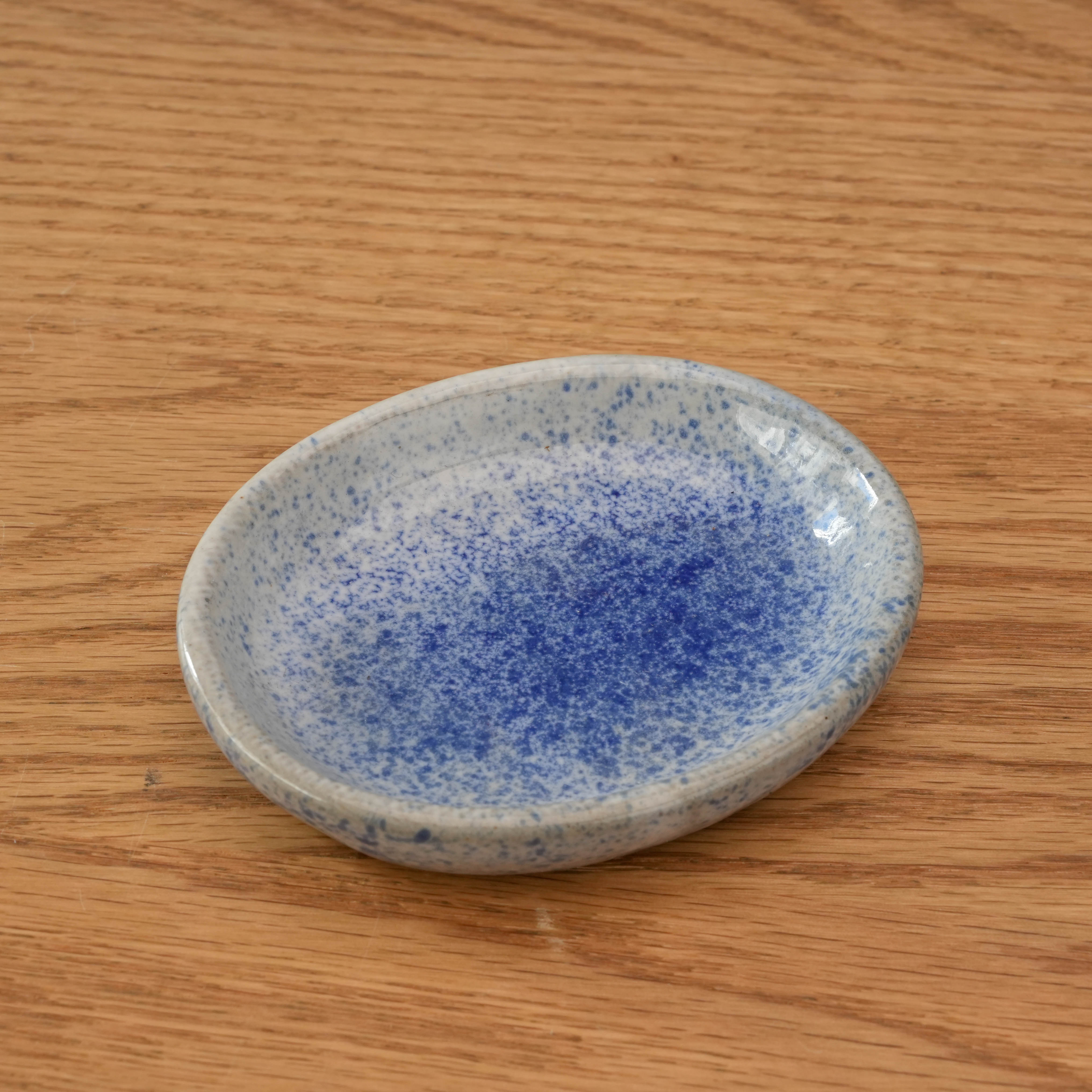 Speckled Oval Trinket Tray