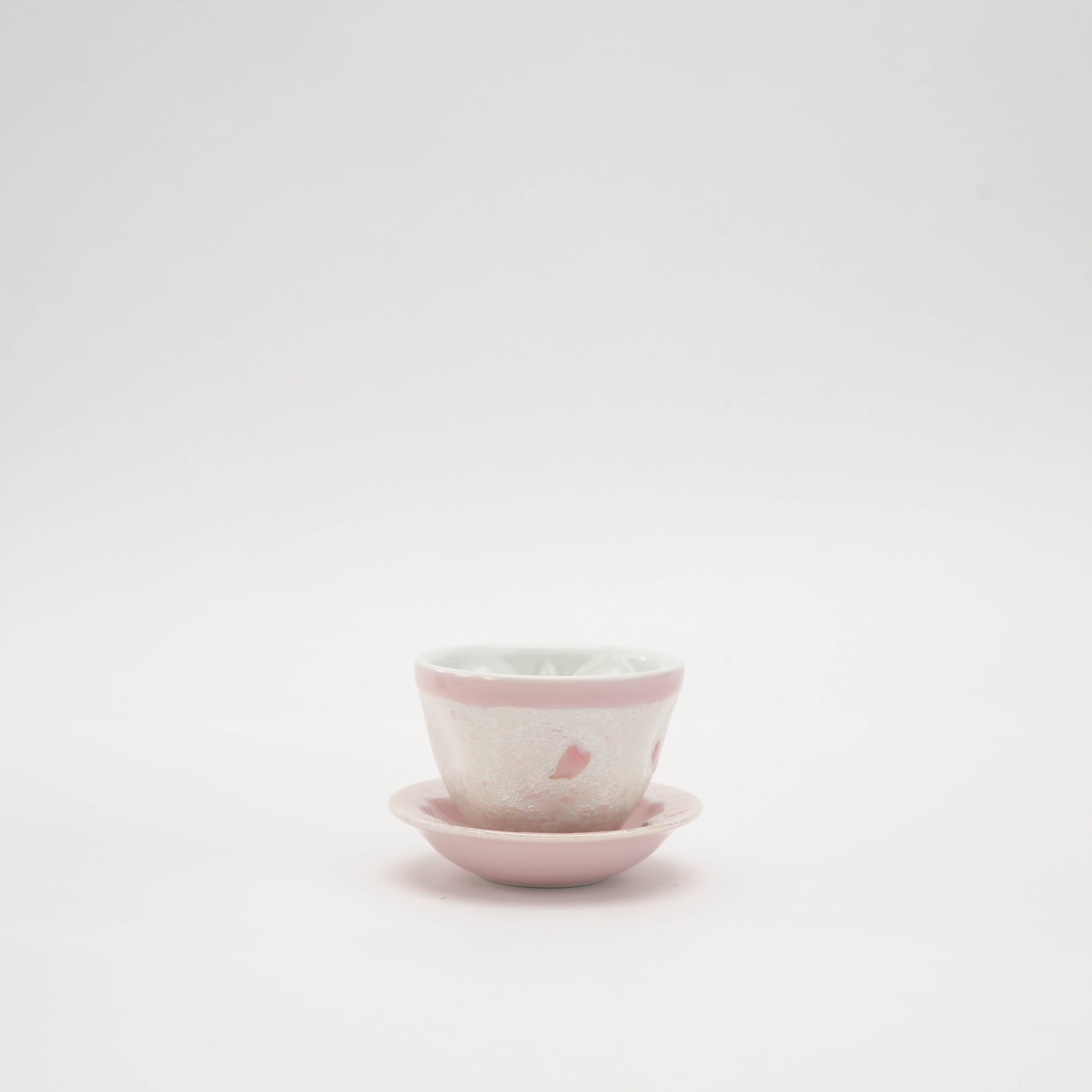 Flared Teacup and Saucer