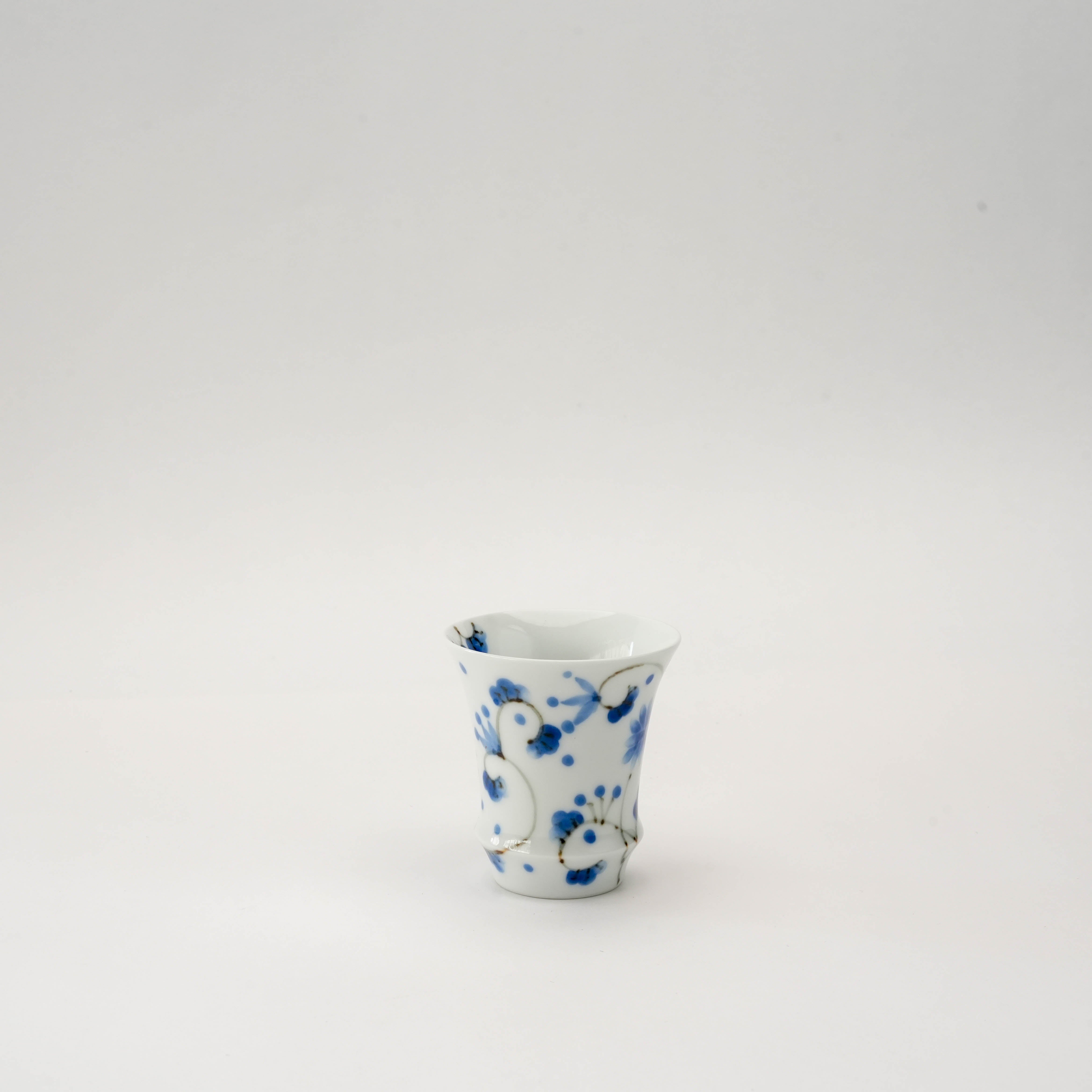 Flared ceramic sake cup