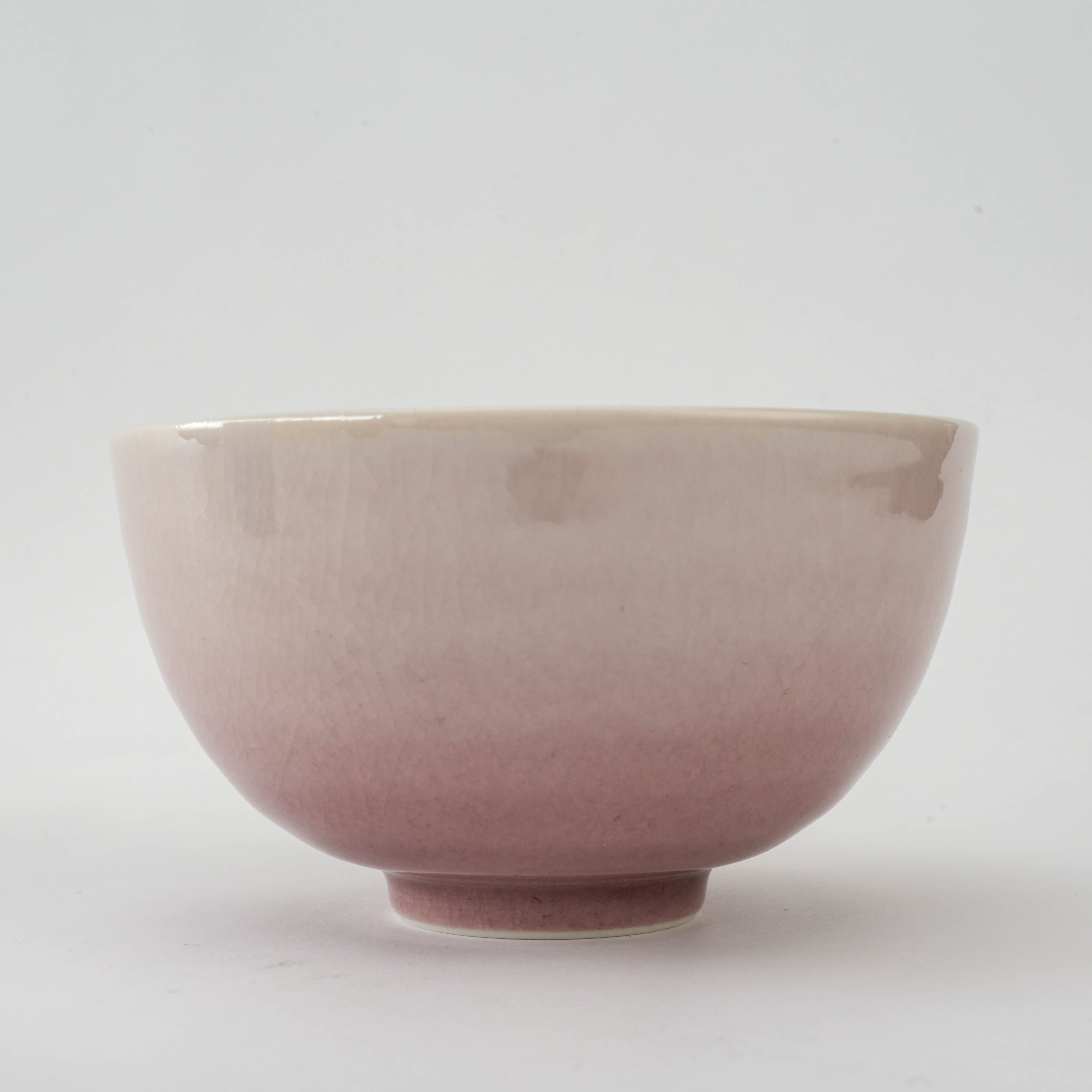 Crackle Glaze Bowl and Cup Set