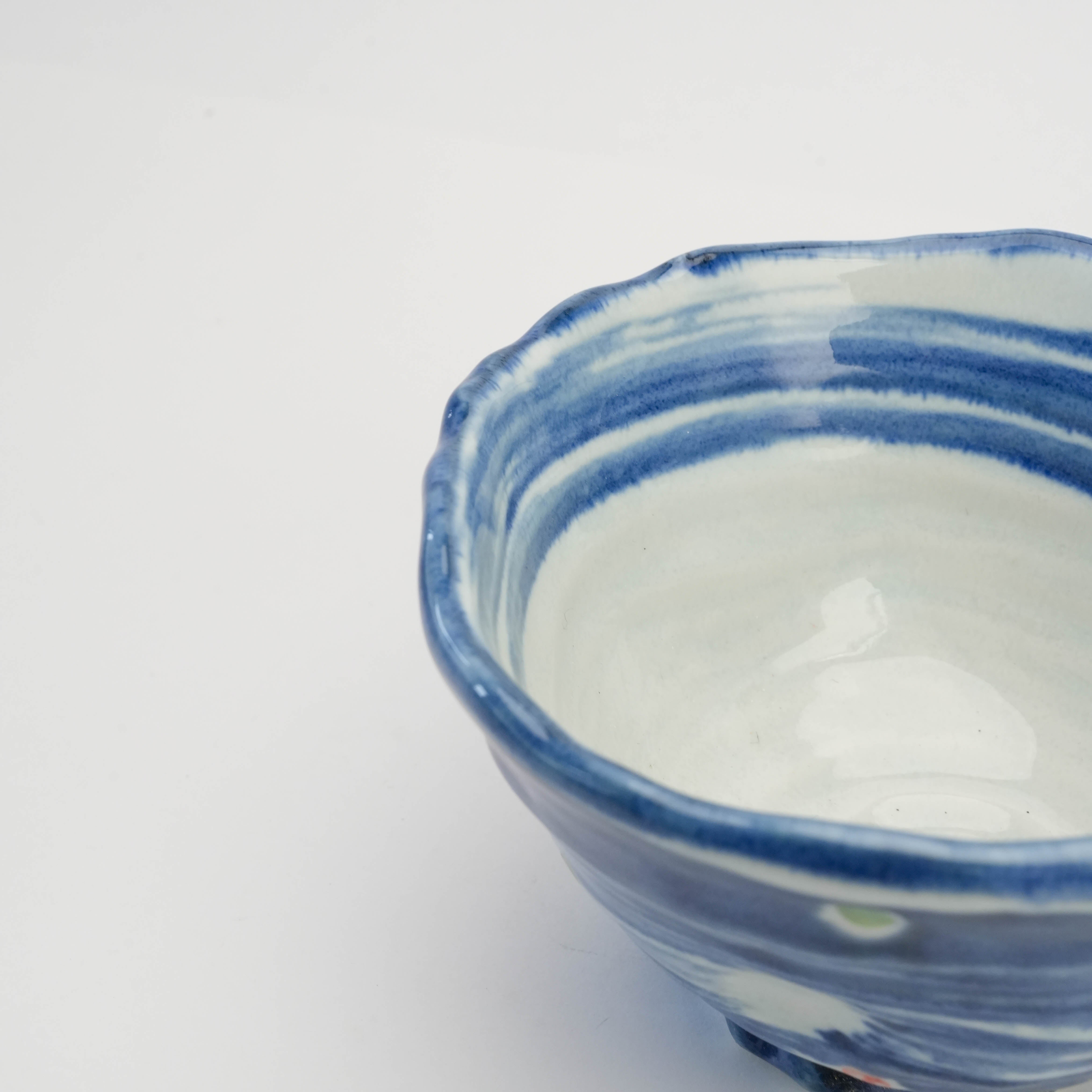 Scalloped Conical Bowl